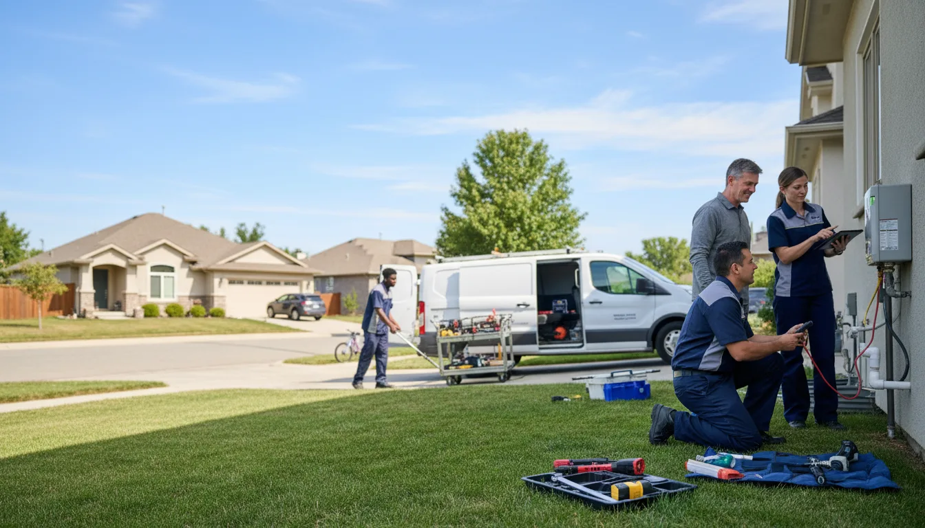 Tankless water heater service in Cable, OH